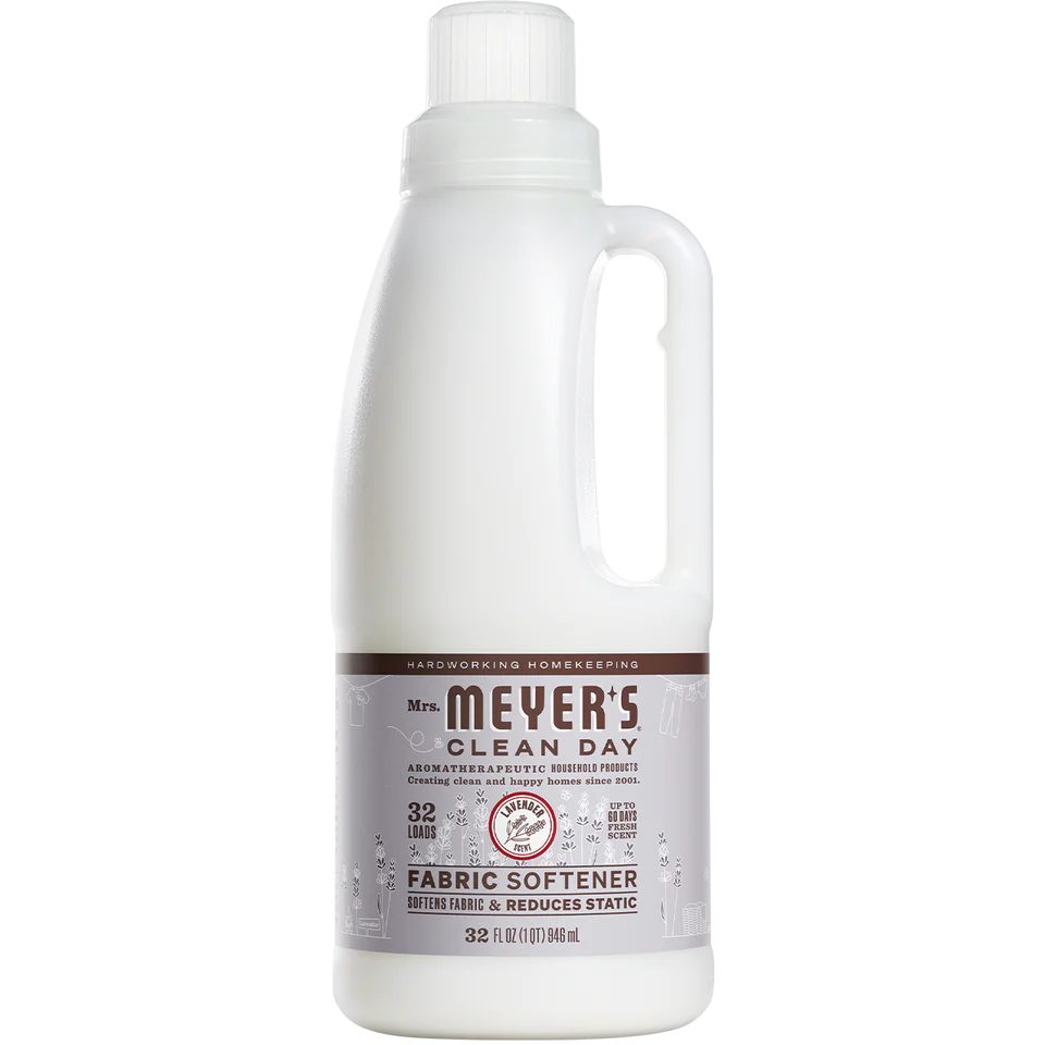 Mrs. Meyer’s Clean Day Liquid Fabric Softener, Lavender Scent, 32 Oz.