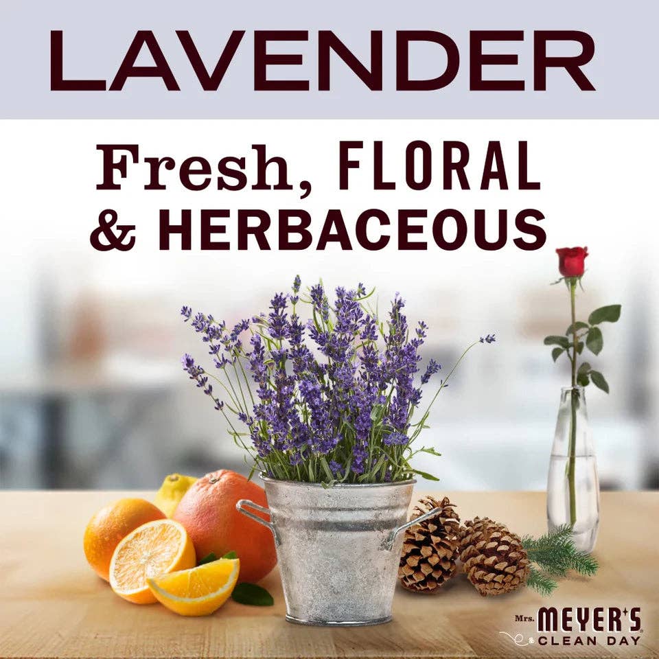 Mrs. Meyer’s Clean Day Liquid Fabric Softener, Lavender Scent, 32 Oz.