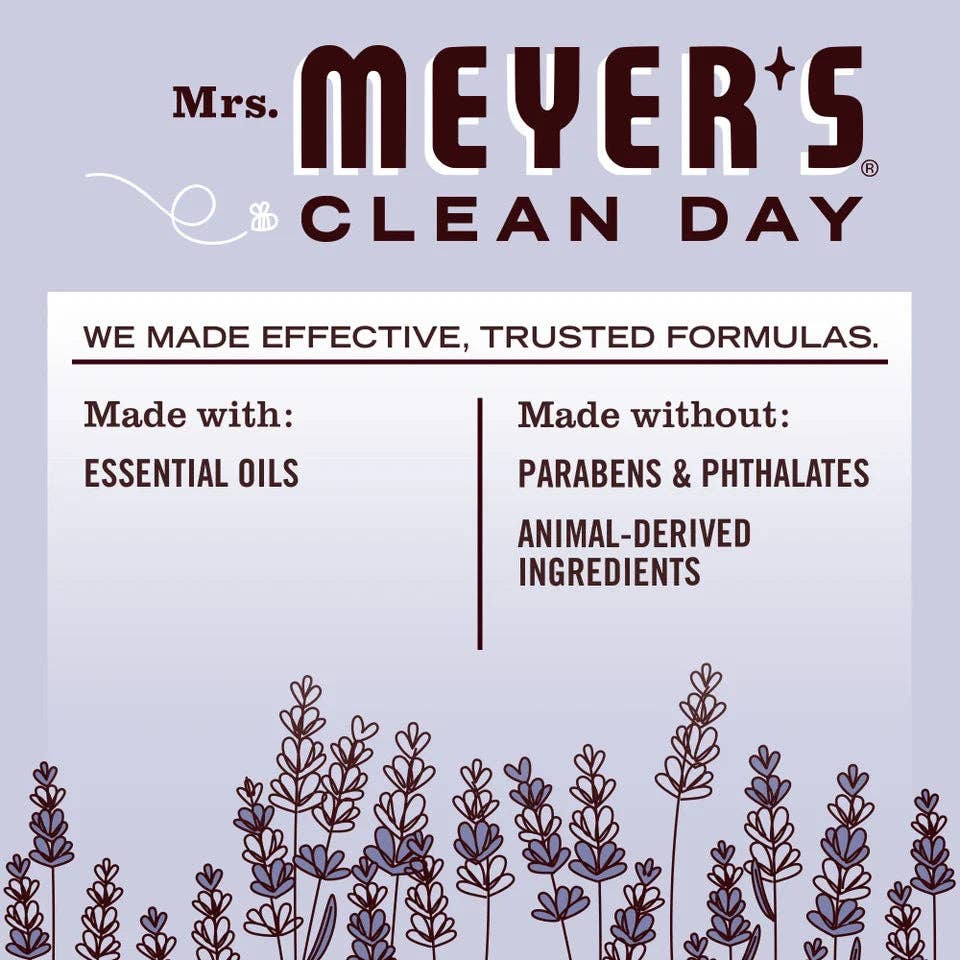 Mrs. Meyer’s Clean Day Liquid Fabric Softener, Lavender Scent, 32 Oz.